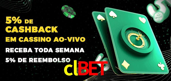 Promoções do cassino ao Vivo clbet